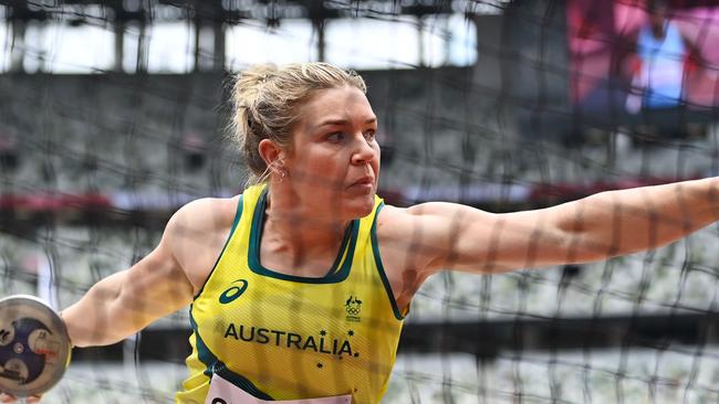 Australia's Dani Stevens at the Tokyo 2020 Olympic Games earlier this year.