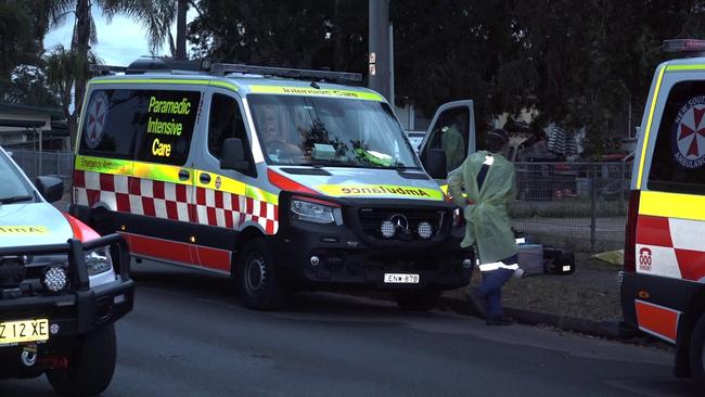 Emergency services found the woman unresponsive at the Emerton home on Monday. Picture: TNV