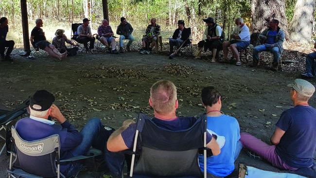 The sacred circle. Picture: Jeff Camden