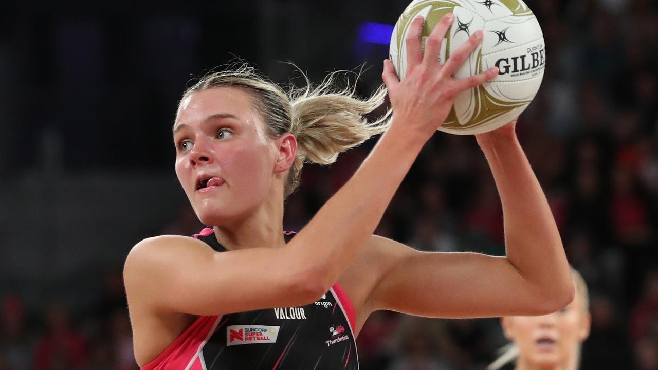 Tippah Dwan had a breakout season for the Adelaide Thunderbirds. Picture: Kelly Defina/Getty Images