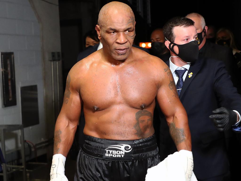 Mike Tyson is still one scary hombre.