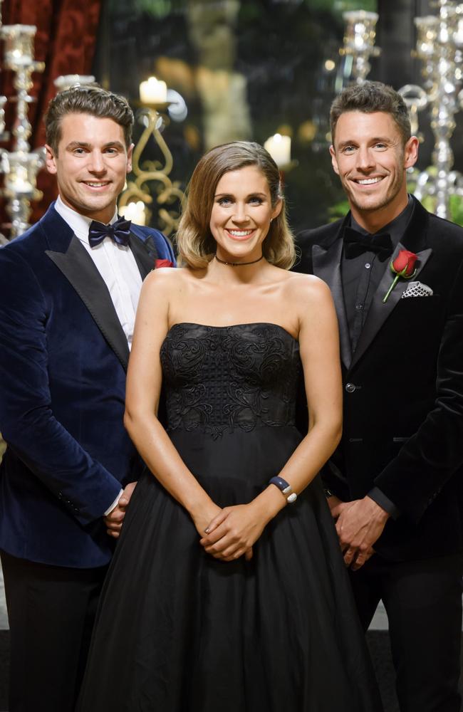 Johnson was shattered after Georgia Love chose Lee Elliott in The Bachelorette. Picture: Supplied/Ten.