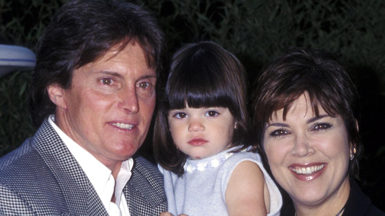 Caitlyn Jenner with ex-wife Kris and daughter Kendall. Picture: WireImage.