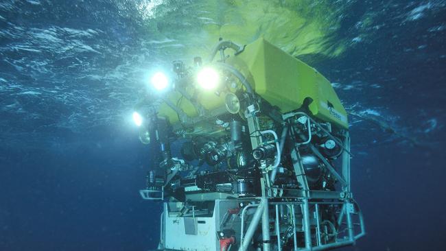 The Ifremer French deep-sea diving robot Victor 6000 launched by the ship Atalante discovered the debris field of the Titan, 1600 feet down.