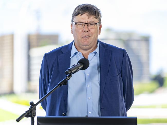 Racing Queensland CEO Jason Scott at Brisbane Racing Club's Winter Carnival launch at Eagle Farm, Tuesday, April 23, 2024 - Picture: Richard Walker