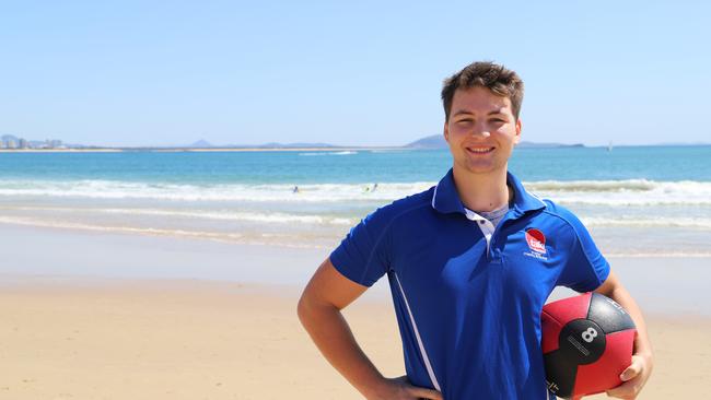 Jyi Dalli is among a surge of Queenslanders who have decided to pursue a career in the fitness industry with the number of Certificate III in Fitness enrolments at TAFE Queensland's Mooloolaba campus nearly doubling on this time last year. Picture: Supplied