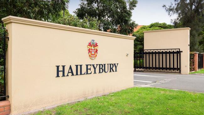 Haileybury College received $33 million from the federal government in 2019.