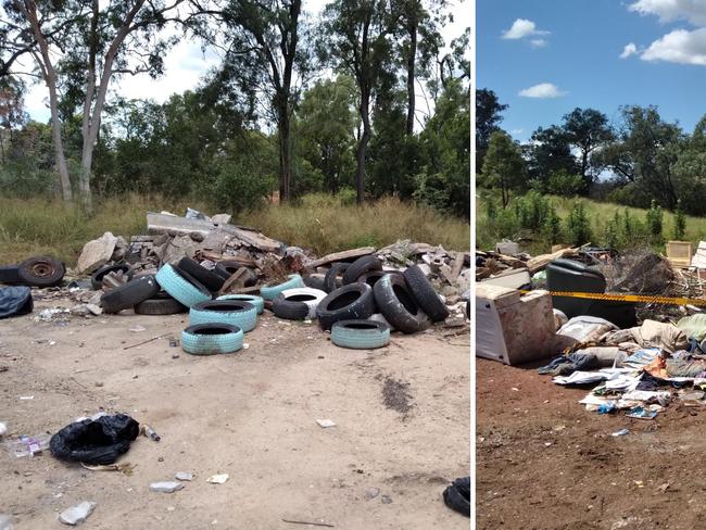 Dirty dumping: Images show disgraceful illegal act in Burnett