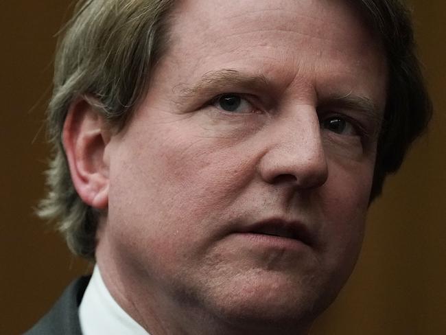 US White House Counsel Don McGahn was asked by Donald Trump to pressure deputy Attorney General Rod Rosenstein. Picture: Getty