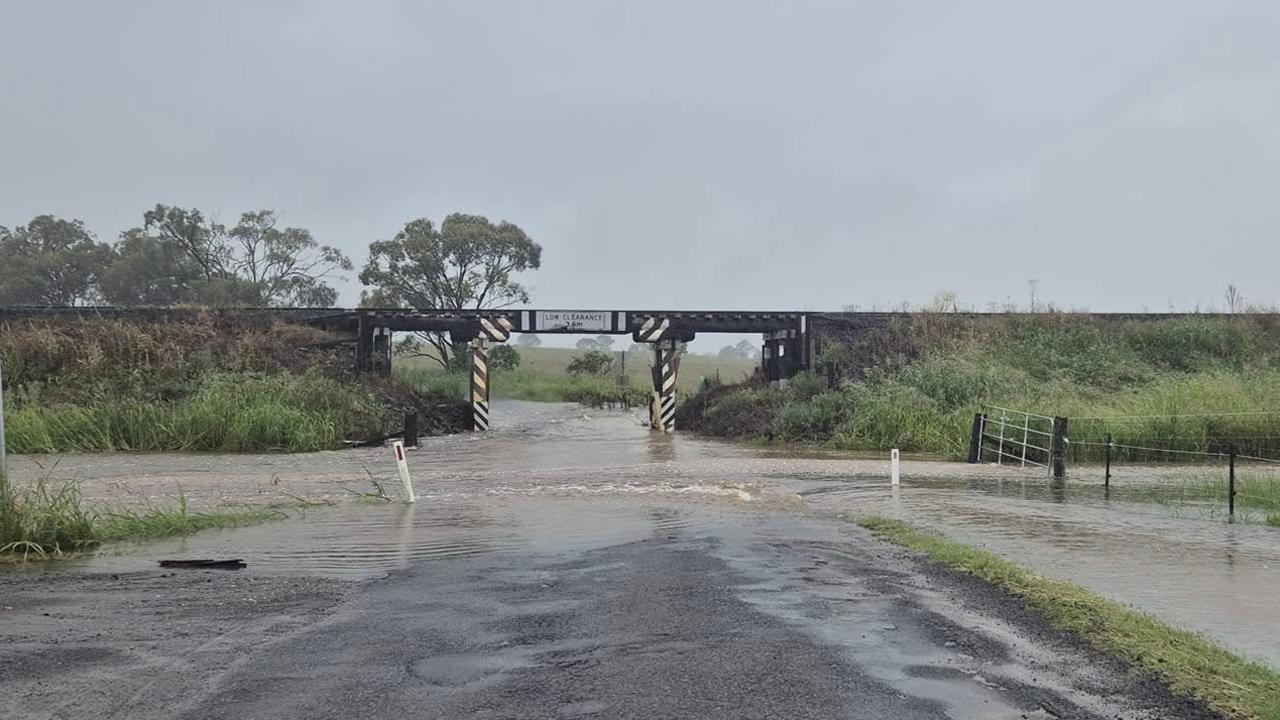 Maryvale underpass south of Allora, in the Southern Downs. (Photo: Liz Kohl/ Facebook)