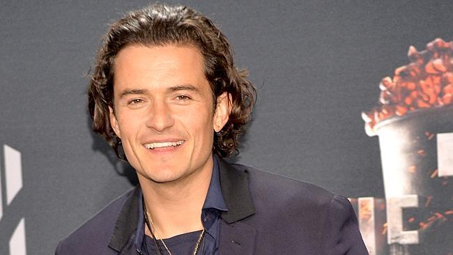 Actor Orlando Bloom at the 2014 MTV Movie Awards last month