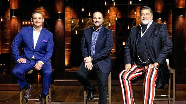 MasterChef judges Gary Mehigan, George Calombaris and Matt Preston returned for an 11th season. Supplied by Channel 10.