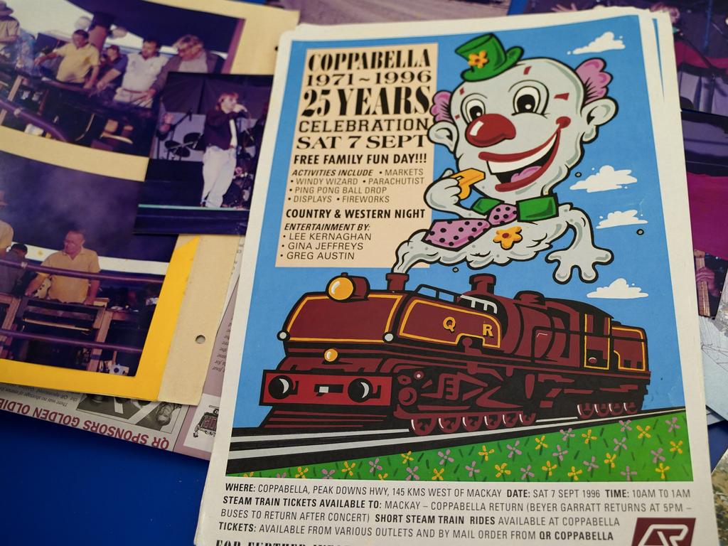 A flyer from the 25th anniversary of Coppabella. Picture: Heidi Petith