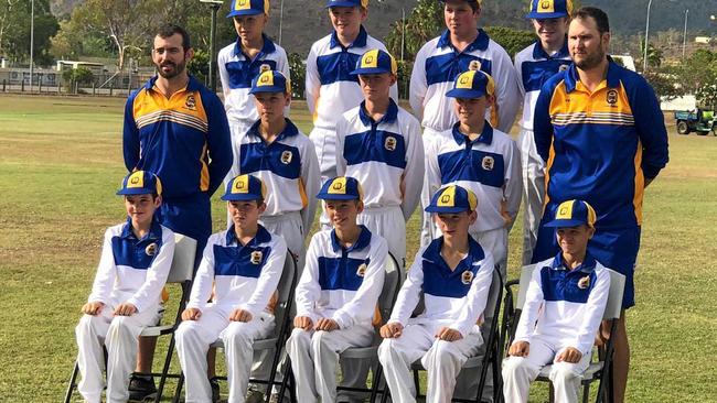 YELLOW AND BLUE: Roma's Cooper Langton, Archie Stivano, Hunter Price, Jackson Packer, Braith Lorenz and Darcy Kingston have represented the Southwest in cricket. Picture: James Liveris