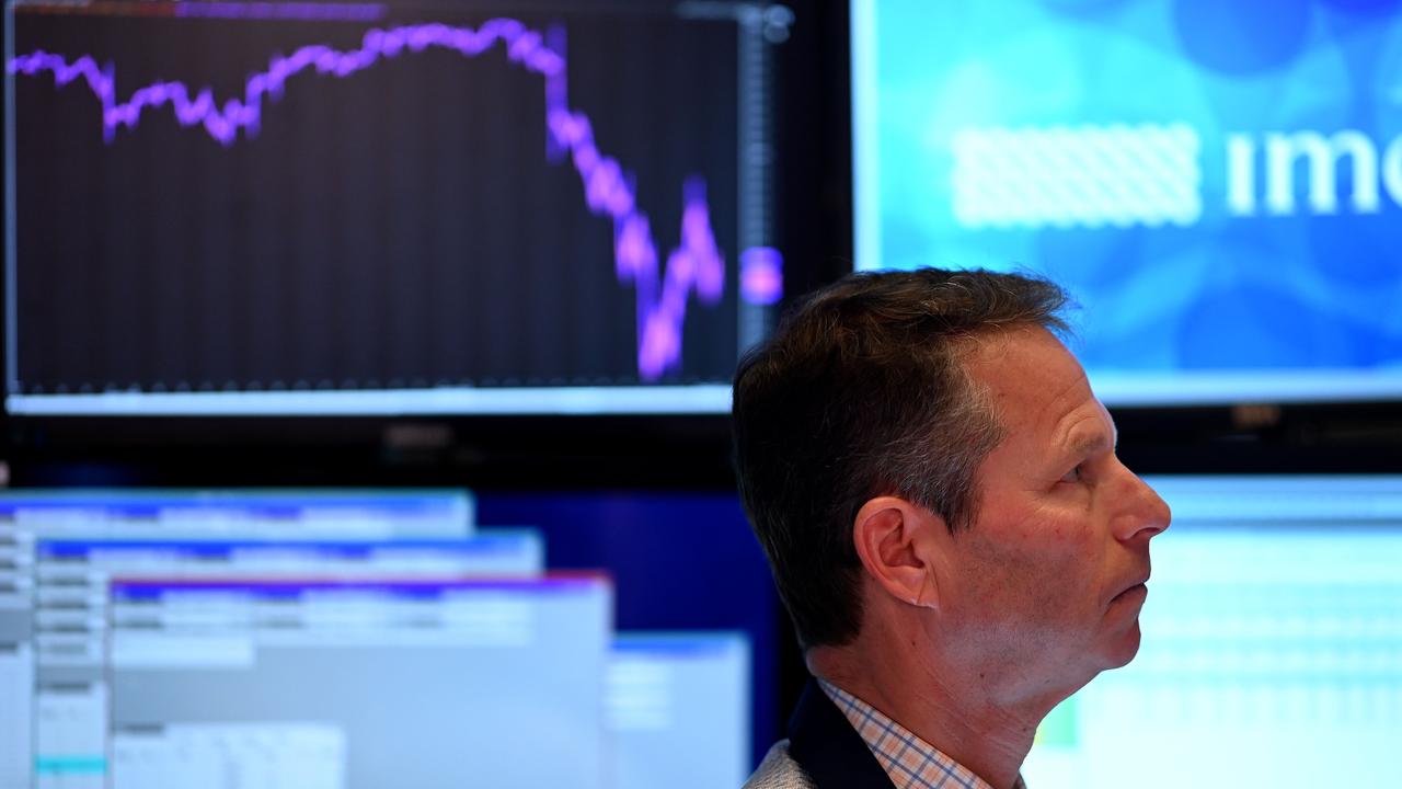 Investors and super fund members pressed “sell” in March 2020. Photo: Johannes Eisele/AFP