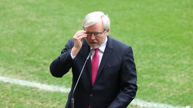 Former PM Kevin Rudd. Picture: Liam Kidston