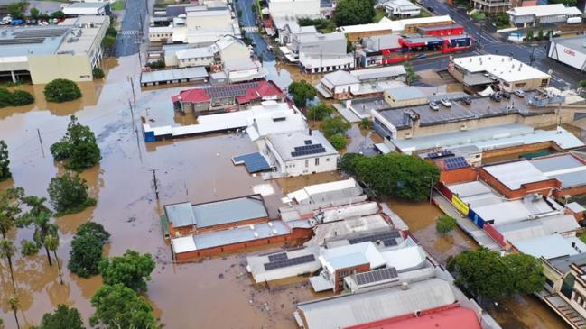 Aa possible shift of the CBD away from flood-prone land was among major changes which may be on the cards for Gympie in the next 25 years.Credit: Infinity Flights Photography.