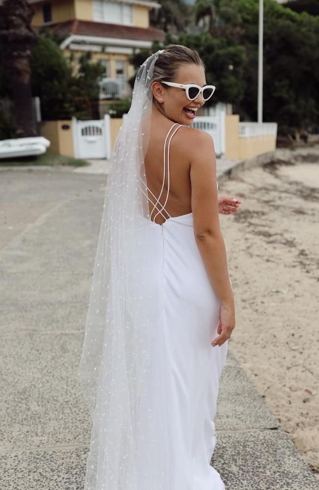 Tahlia also shared this snap to her Instagram, flaunting her elegant gown. Picture: Instagram/tahliagiumelli