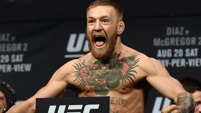 UFC featherweight champion Conor McGregor.