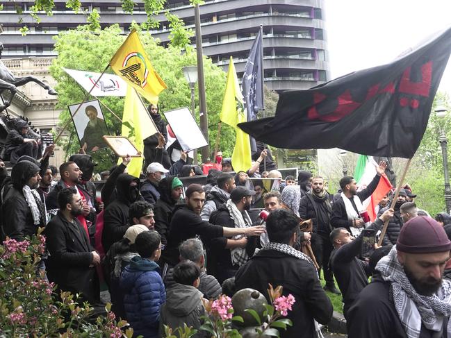 Crowds at the rally in Melbourne’s CBD on September 29. Picture: NCA NewsWire