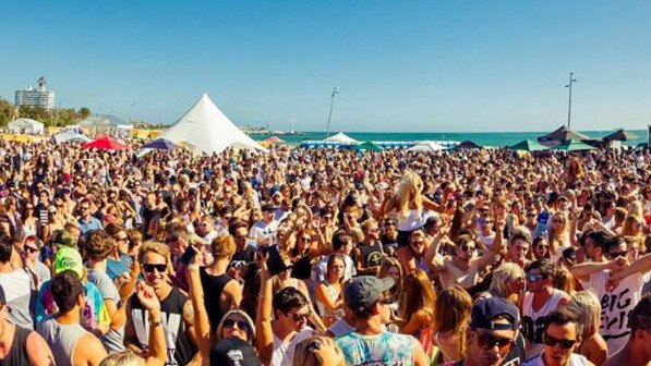 The festival could see as many as 35,000 a day pack the beach.