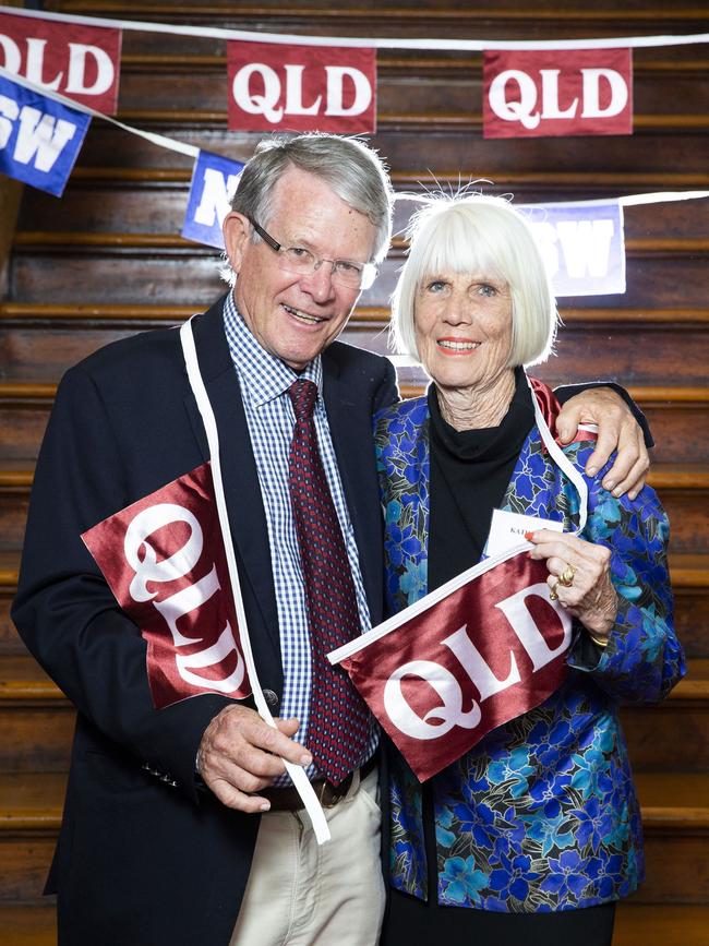 State of Origin: The Musical! Premiere, Princess Theatre Woolloongabba. Tom and Kathryn Biggs. 30.11.2019 - Picture: Renae Droop/RDW Photography
