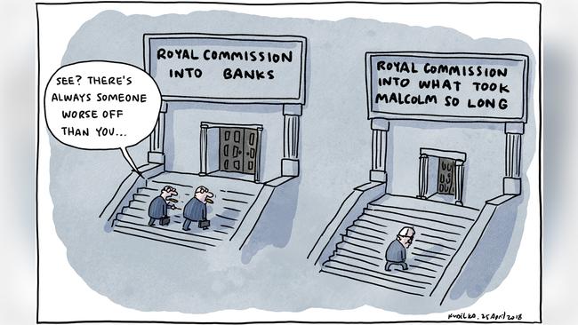 Jon Kudelka Letters Page Cartoon for 25-04-2018Version: Letters Cartoon  (1280x720 - Aspect ratio preserved, Canvas added)COPYRIGHT: The Australian's artists each have different copyright agreements in place regarding re-use of their work in other publications.Please seek advice from the artists themselves or the Managing Editor of The Australian regarding re-use.