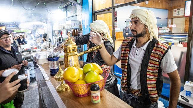 Vendors at the Lakemba event. Picture: Chris Pavlich