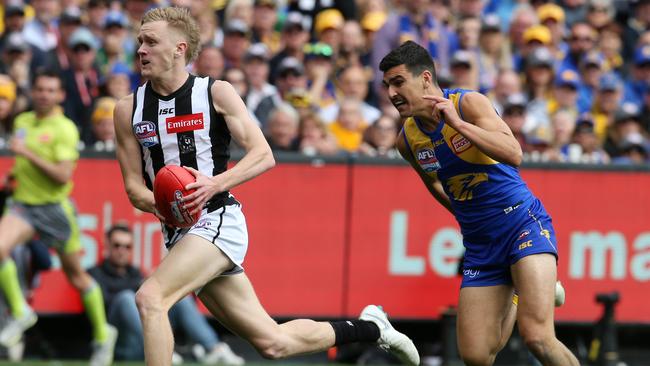 Collingwood made a great draft call on Jaidyn Stephenson. Picture: Michael Klein