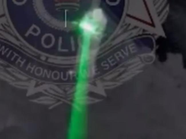 James Hamilton Henry, 73, pleads guilty to shining laser at POLAIR helicopter in September 2024. Picture: QPS