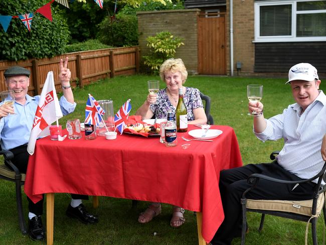 Residents celebrate VE Day in Northampton, United Kingdom. Picture: Getty