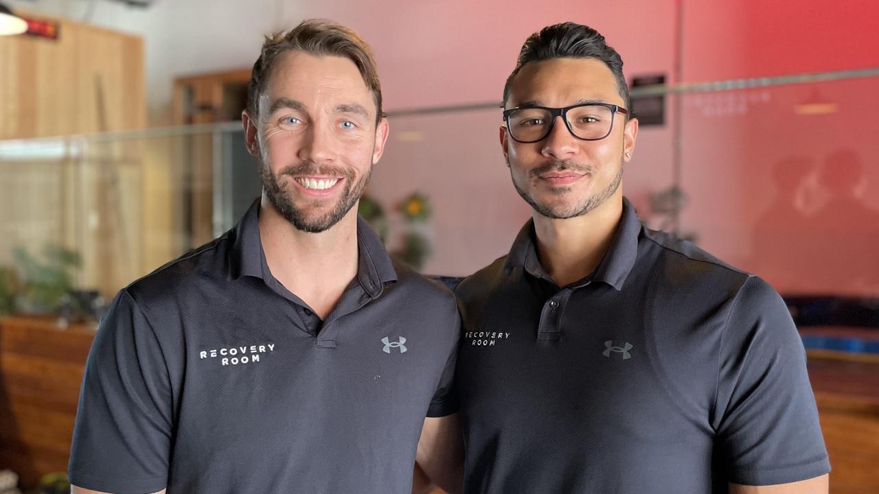 The Recovery Room co-owner Mitch Pleysier, left, and co-owner John Sheraton, right. Picture: Asa Andersen.