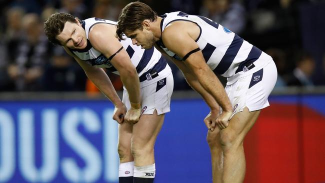 Patrick Dangerfield’s Brownlow chances have gone up in smoke.