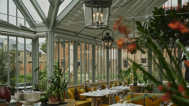 The Glasshouse restaurant does delicious seasonal food. Pic: Mark Anthony Fox