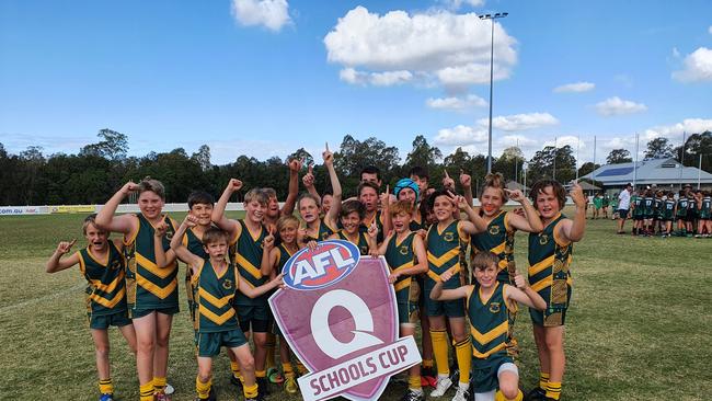 Last year’s AFLQ Schools Cup SEQ South Primary Gala Day. Picture: Supplied.