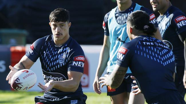 Kotoni Staggs will make his Origin debut for the Blues. Picture: John Appleyard