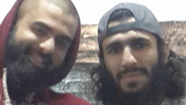 Jihadists ISIS Suhan Rahman with notorious Sydney terrorist Mohamed Elomar.