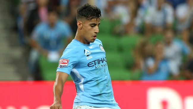 Daniel Arzani is a sneaky chance for Australia’s World Cup squad. Picture: AAP