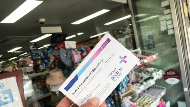 SYDNEY, AUSTRALIA - NewsWire Photos , DECEMBER 30, 2021: Generic of Covid Rapid Antigen Test at Bondi Pharmacy.  Picture: NCA NewsWire / Flavio Brancaleone