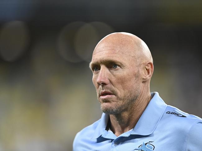 Sharks coach Craig Fitzgibbon played the majority of hit career under the bright lights of Alianz stadium. (Photo by Ian Hitchcock/Getty Images)