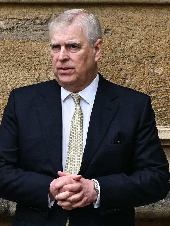 Prince Andrew’s living arrangements are proving a headache for the king. Picture: JUSTIN TALLIS / AFP