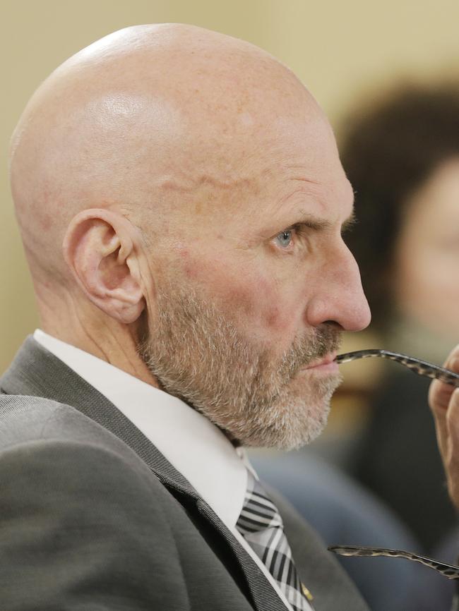 Lord Mayor Ron Christie at a Hobart City Council meeting last month. Picture: MATHEW FARRELL