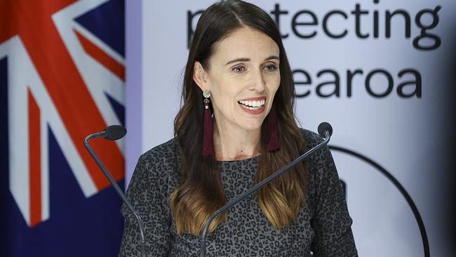 Prime Minister Jacinda Ardern announced that quarantine-free travel between New Zealand and Australia will start on Monday 19 April. Picture: Getty