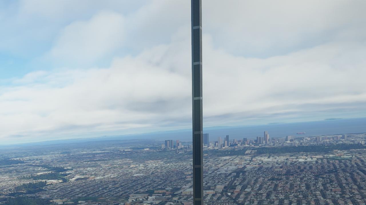 Microsoft Flight Simulator's mysterious Melbourne 212-storey skyscraper: is  it a tower, is it a pole, is it a typo?, Games