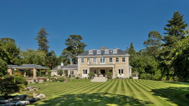 A Mansion on One of the U.K.’s Most Exclusive Private Estates Has Hit the Market The four-storey home in Surrey has been recently renovated. Photo: SAVILLS
