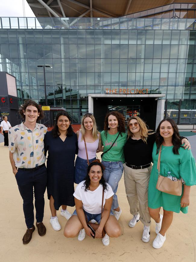The Belot Family at the Ed Sheeran concert at Suncorp Stadium. Picture: Josh Woning