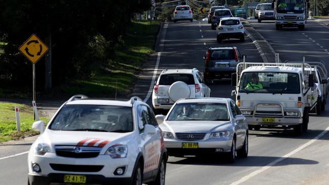 Locals are furious at the amount of traffic on New Line Road, Dural.