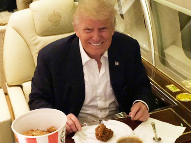 Dr Jackson recommended changes to Mr Trump’s diet. Picture: Twitter