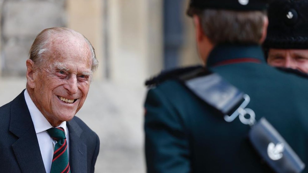 The senior royal appeared in good spirits. Picture: Adrian Dennis/Getty Images