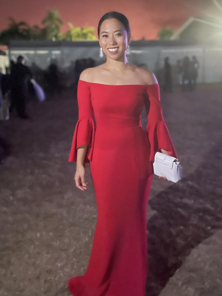 Vera Tabuzo at the Darwin Cup Gala Ball.